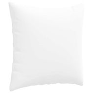 Диван възглавници 2 pcs Бяло 80 x 80 cm текстил