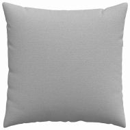 Диван възглавници 2 pcs Облачно сиво 80 x 80 cm текстил