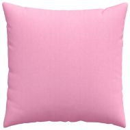Диван възглавници 2 pcs Розово 80 x 80 cm текстил