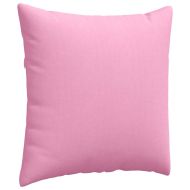 Диван възглавници 2 pcs Розово 80 x 80 cm текстил