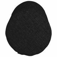 Възглавници валяци 2 pcs Черно Ø 15 x 40 см текстил