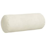 Възглавници валяци 2 pcs Крем Ø 15 x 40 см Кордюрова тъкан