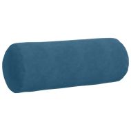 Възглавници валяци 2 pcs Синьо Ø 25 x 70 см Кордюрова тъкан
