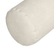 Възглавници валяци 2 pcs Крем Ø 25 x 70 см Кордюрова тъкан