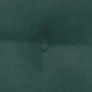 Възглавница за гръб Тъмен зелен 45 x 24 x 50 см Кадифе