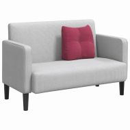 Възглавница за гръб Виненочервен 45 x 24 x 50 см Кадифе