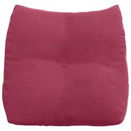 Възглавница за гръб Виненочервен 45 x 24 x 50 см Кадифе