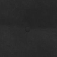 Възглавница за гръб Черно 45 x 24 x 50 см Кадифе