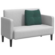 Възглавница за гръб Тъмен зелен 60 x 24 x 50 см Кадифе