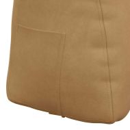 Възглавница за гръб Кафяво 60 x 24 x 50 см Кадифе