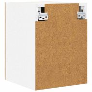 Висящ шкаф с врата Riga 2 pcs Сонома дъб и бяло 30 x 31 x 40 см