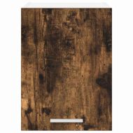 Висящ шкаф с врата 2 pcs Димящ дъб и бяло 30 x 31 x 40 см