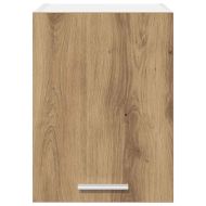 Висящ шкаф 2 pcs Занаятчийски дъб и бяло 30 x 31 x 40 см
