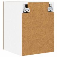 Висящ шкаф 2 pcs Занаятчийски дъб и бяло 30 x 31 x 40 см