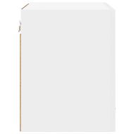Висящ шкаф с врата 2 pcs Бяло 40 x 31 x 40 см Инженерно дърво