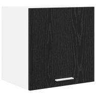Висящ шкаф с врата 2 pcs Черен дъб и бяло 40 x 31 x 40 см