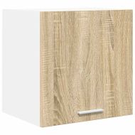Висящ шкаф с врата Riga 2 pcs Сонома дъб и бяло 40 x 31 x 40 см