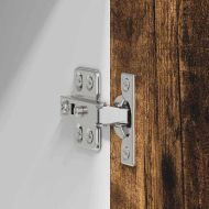 Висящ шкаф с врата 2 pcs Димящ дъб и бяло 40 x 31 x 40 см