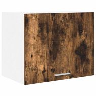 Висящ шкаф с врата 2 pcs Димящ дъб и бяло 50 x 31 x 40 см