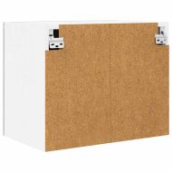 Висящ шкаф с врата 2 pcs Сив Сонома и бяло 50 x 31 x 40 см