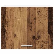 Висящ шкаф с врата 2 pcs Стара дървесина и бяло 50 x 31 x 40 см
