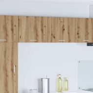 Висящ шкаф 2 pcs Занаятчийски дъб и бяло 50 x 31 x 40 см