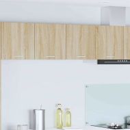 Висящ шкаф с врата Сонома дъб 80 x 31 x 40 см Инженерно дърво