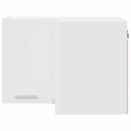 Висящ шкаф със съхранение Бяло 57 x 57 x 40 см Инженерно дърво