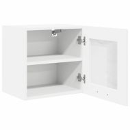 Висящ шкаф с врата 2 pcs Бяло 40 x 31 x 40 см Инженерно дърво