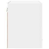 Висящ шкаф с врата 2 pcs Бяло 40 x 31 x 40 см Инженерно дърво