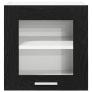 Висящ шкаф 2 pcs Черния дъб 40 x 31 x 40 см Инженерно дърво