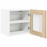 Висящ шкаф 2 pcs Сонома дъб 40 x 31 x 40 см Инженерно дърво