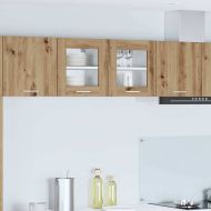 Висящ шкаф Riga 2 pcs Дъб 40 x 31 x 40 см Инженерно дърво