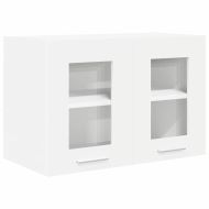 Висящ шкаф с врата 2 pcs Бяло 60 x 31 x 40 см Инженерно дърво
