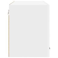 Висящ шкаф с врата 2 pcs Бяло 60 x 31 x 40 см Инженерно дърво