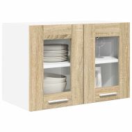 Висящ шкаф 2 pcs Сонома дъб 60 x 31 x 40 см Инженерно дърво