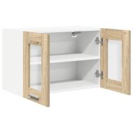 Висящ шкаф 2 pcs Сонома дъб 60 x 31 x 40 см Инженерно дърво