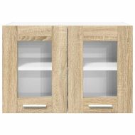 Висящ шкаф 2 pcs Сонома дъб 60 x 31 x 40 см Инженерно дърво