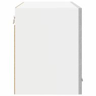 Висящ шкаф 2 pcs Циментено сиво 60 x 31 x 40 см Инженерно дърво