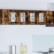 Висящ шкаф 2 pcs Димян дъб 60 x 31 x 40 см Инженерно дърво