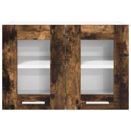 Висящ шкаф 2 pcs Димян дъб 60 x 31 x 40 см Инженерно дърво