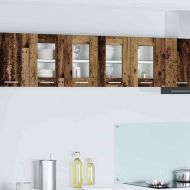 Висящ шкаф с врата Старо дърво 60 x 31 x 40 см Инженерно дърво