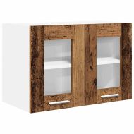 Висящ шкаф 2 pcs Старо дърво 60 x 31 x 40 см Инженерно дърво