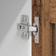 Висящ шкаф с врата Стара дървесина и бяло 80 x 31 x 40 см