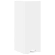 Висящ шкаф със съхранение Бяло 30 x 31 x 80 см Инженерно дърво