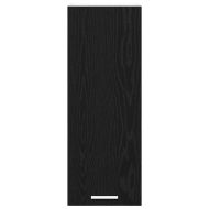 Висящ шкаф с врата 2 pcs Черен дъб и бяло 30 x 31 x 80 см