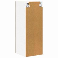 Висящ шкаф с врата 2 pcs Сонома дъб и бяло 30 x 31 x 80 см
