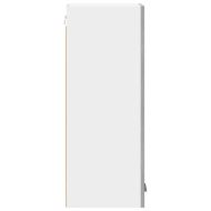 Висящ шкаф с врата 2 pcs Сив Сонома и бяло 30 x 31 x 80 см