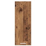 Висящ шкаф с врата 2 pcs Стара дървесина и бяло 30 x 31 x 80 см