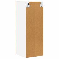 Висящ шкаф с врата 2 pcs Стара дървесина и бяло 30 x 31 x 80 см